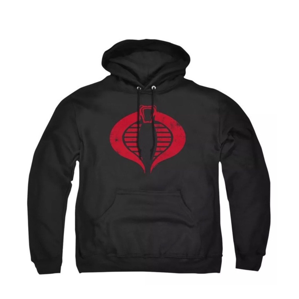 G.I. JOE COBRA LOGO Adult Hooded & Crewneck Sweatshirt Unisex‎ Small